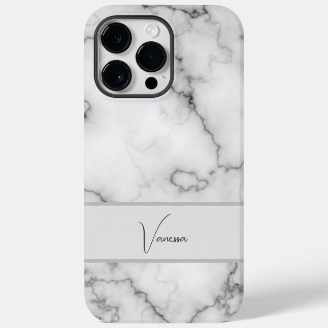 Marble Pattern Personalisation Case-Mate iPhone Case (Back)