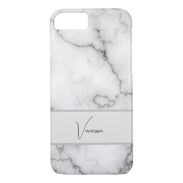 Marble Pattern Personalisation Case-Mate iPhone Case (Back)