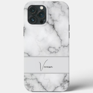 Marble Pattern Personalisation iPhone 13 Pro Max Case