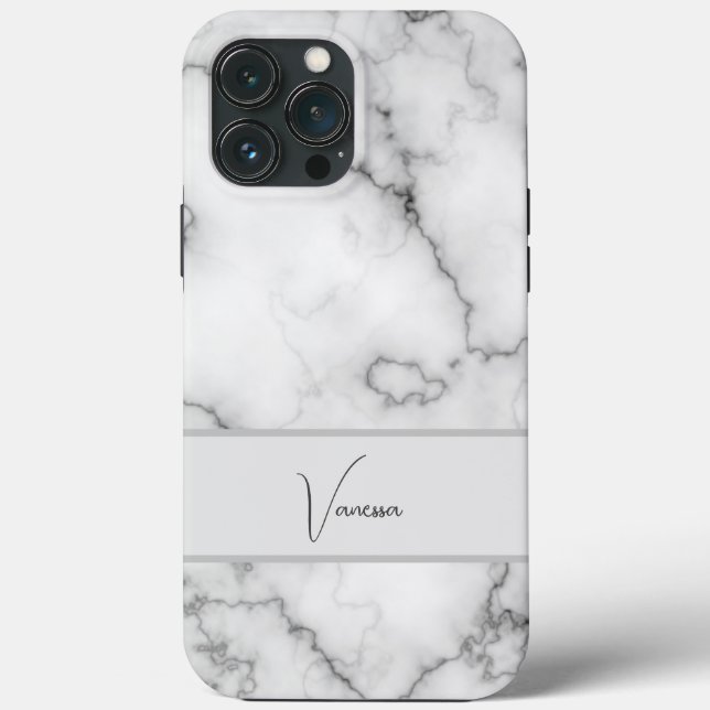 Marble Pattern Personalisation Case-Mate iPhone Case (Back)