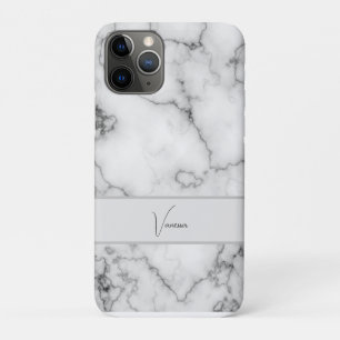 Marble Pattern Personalisation iPhone 11 Pro Case
