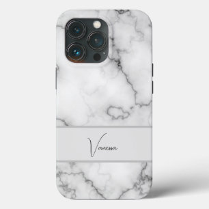 Marble Pattern Personalisation iPhone 13 Pro Case