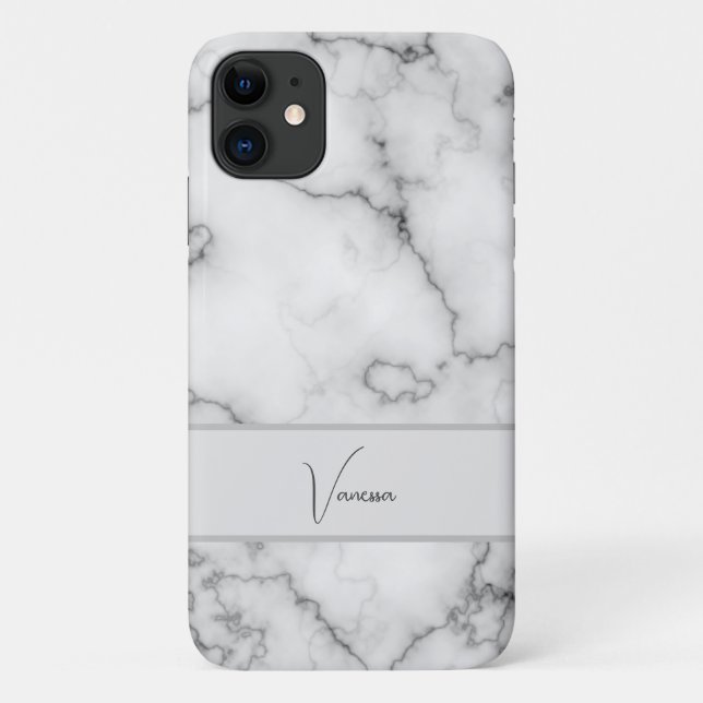 Marble Pattern Personalisation Case-Mate iPhone Case (Back)