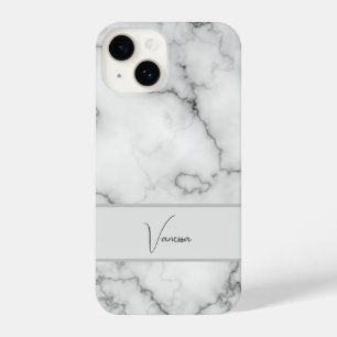 Marble Pattern Personalisation iPhone 14 Case