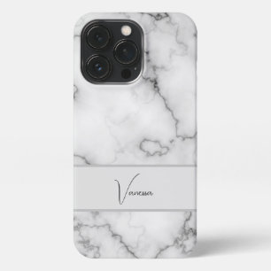 Marble Pattern Personalisation iPhone 13 Pro Case