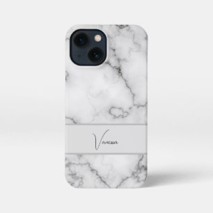 Marble Pattern Personalisation iPhone 13 Mini Case
