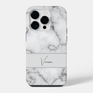 Marble Pattern Personalisation iPhone 14 Pro Case