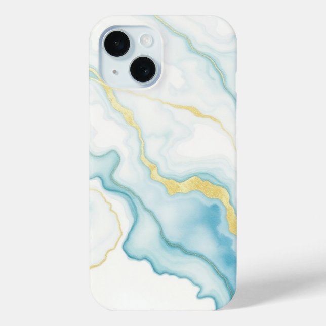 Marble Pattern Phone Case for iPhone  (Back)