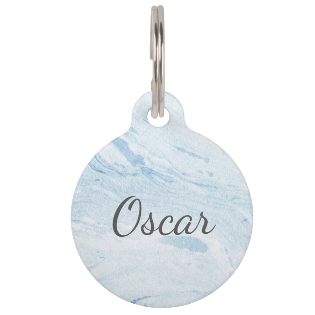 Marble Pattern Style 28 Pet Tag (Front)