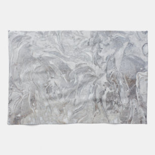 Marble pattern tea towel