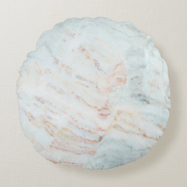 Marble pattern texture natural background. Interio Round Cushion (Front)