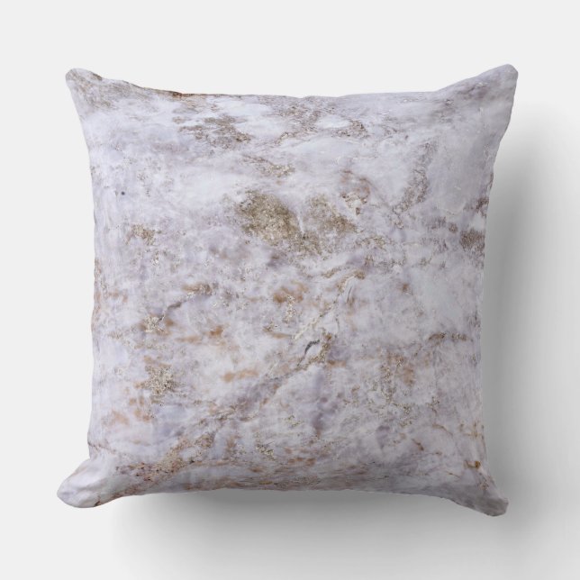 Marble Pattern Throw Pillow (Front)
