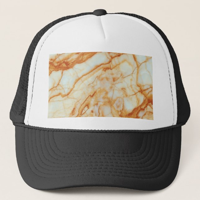 marble pattern trucker hat (Front)