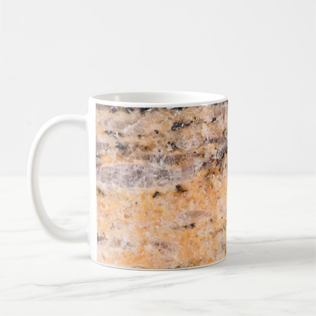Marble patterned abstract, architecture, home deco coffee mug (Left)