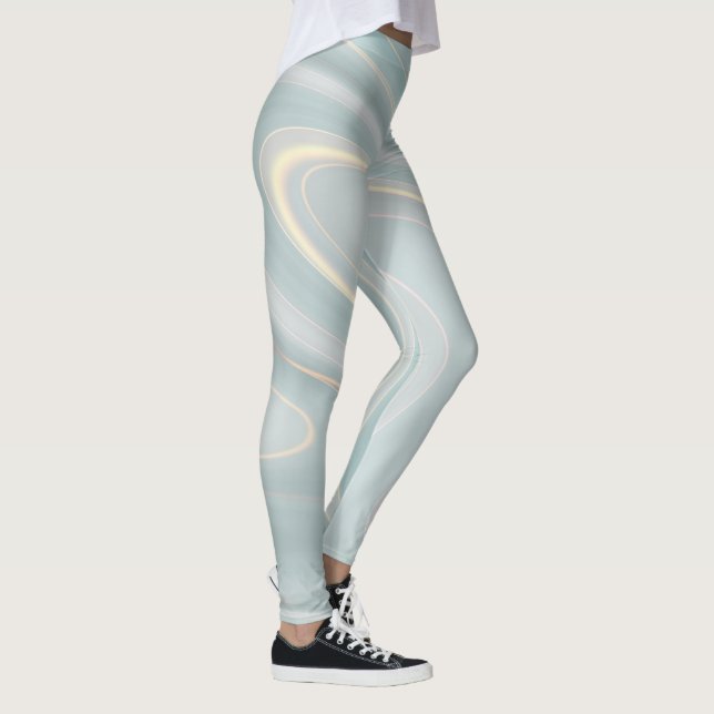 Marble Patterned Leggings  (Right)