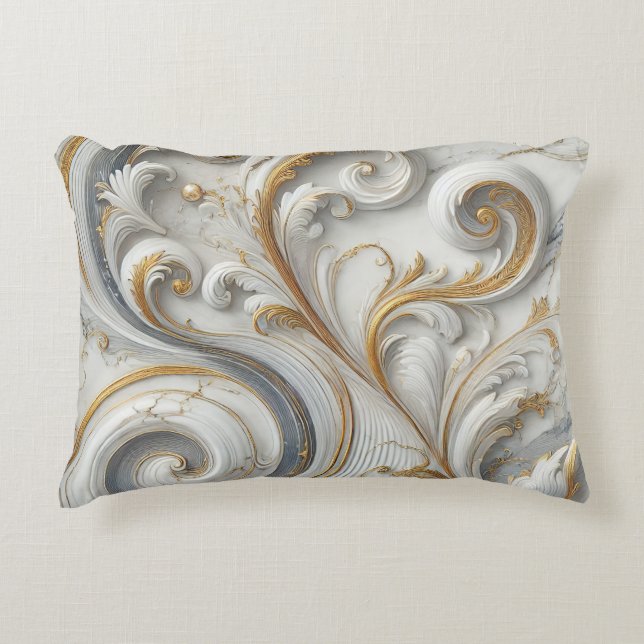 Marble Patterns Decorative Cushion (Front)