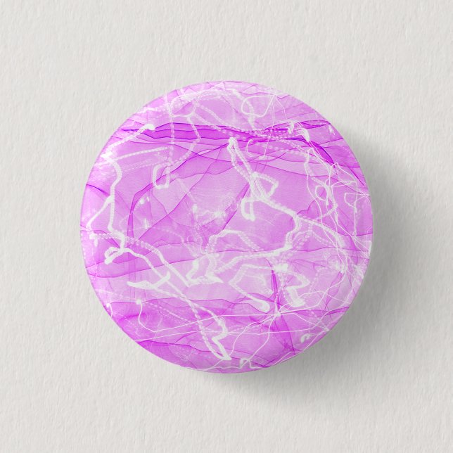 Marble Pink Digital Paper-21643 3 Cm Round Badge (Front)