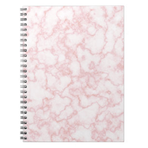 marble pink notebook