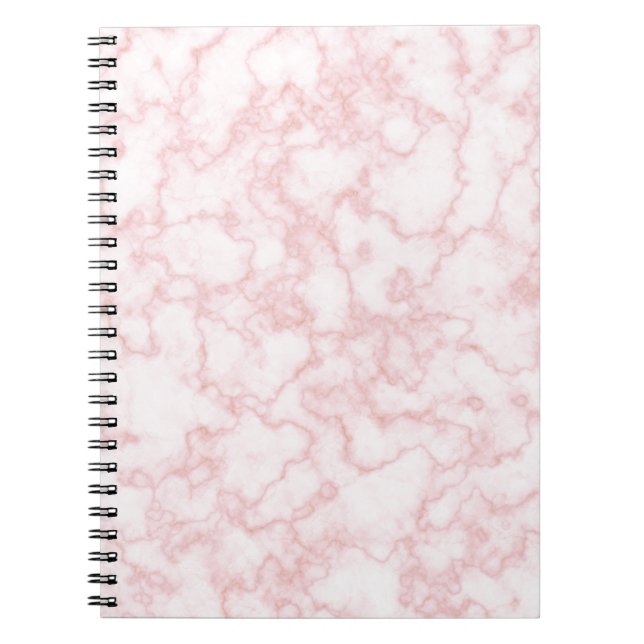 marble pink notebook (Front)
