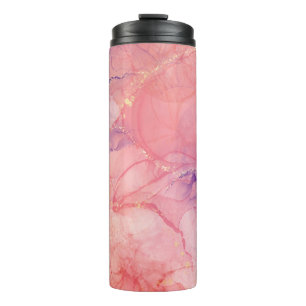 Marble print  thermal tumbler