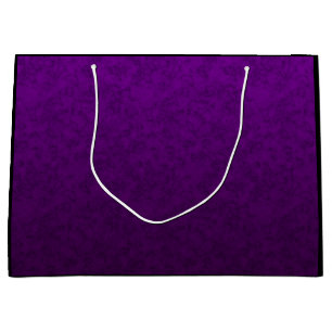 Marble purple pattern large gift bag