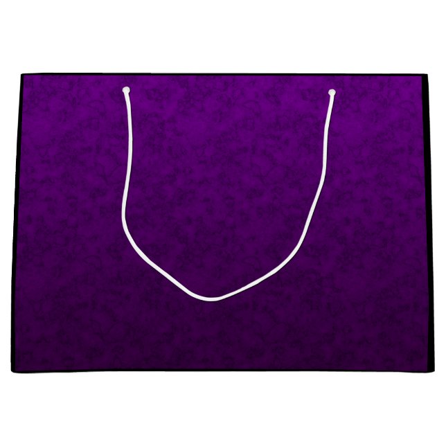 Marble purple pattern large gift bag (Front)