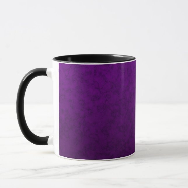 Marble purple pattern mug (Left)