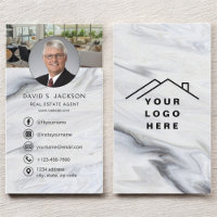 Marble Real Estate Agent Photo Logo