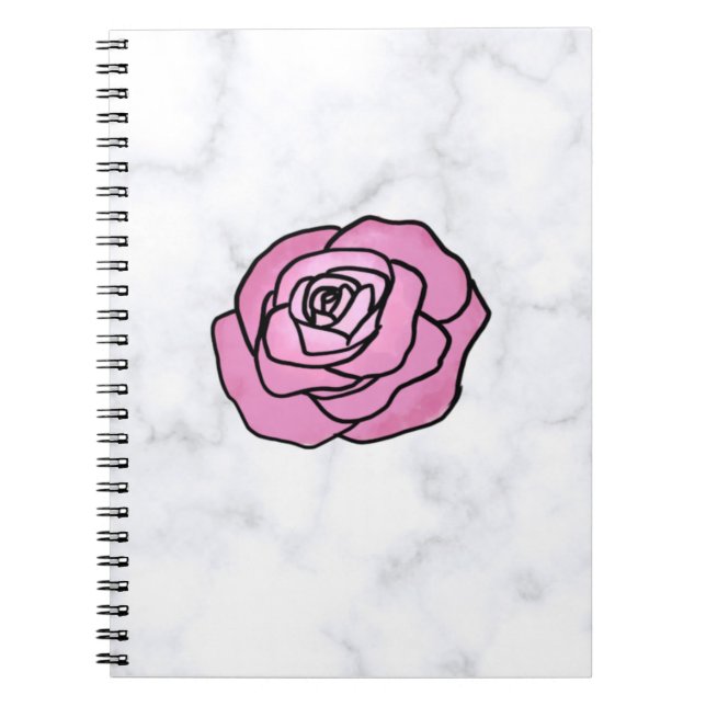 Marble Rose Notebook (Front)