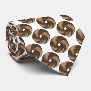 Marble Rye Bagel Bagels Print Breakfast Food Tie