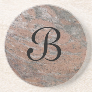 Marble Series--Gray PInk coaster--1 of Many Colors Coaster