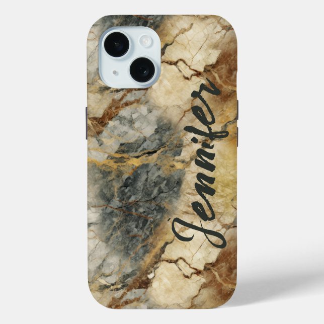 Marble Stone 15 iPhone / iPad case (Back)