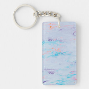 Marble Stone Acrylic Keychain