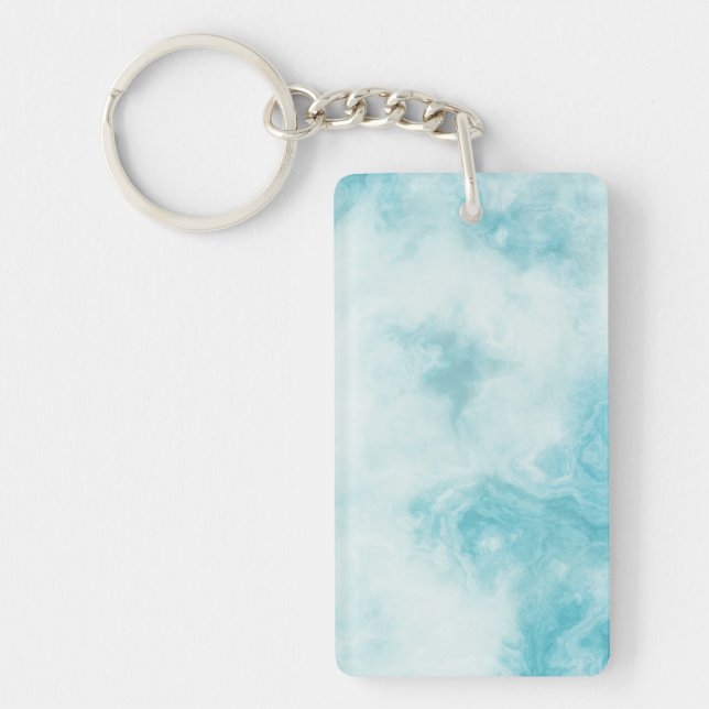 Marble Stone Acrylic Keychain (Front)