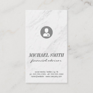 Marble Stone Business Avatar Card