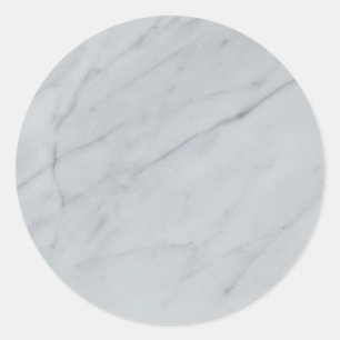 Marble Stone Classic Round Stickers