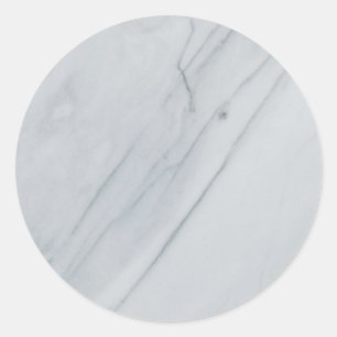 Marble Stone Classic Round Stickers