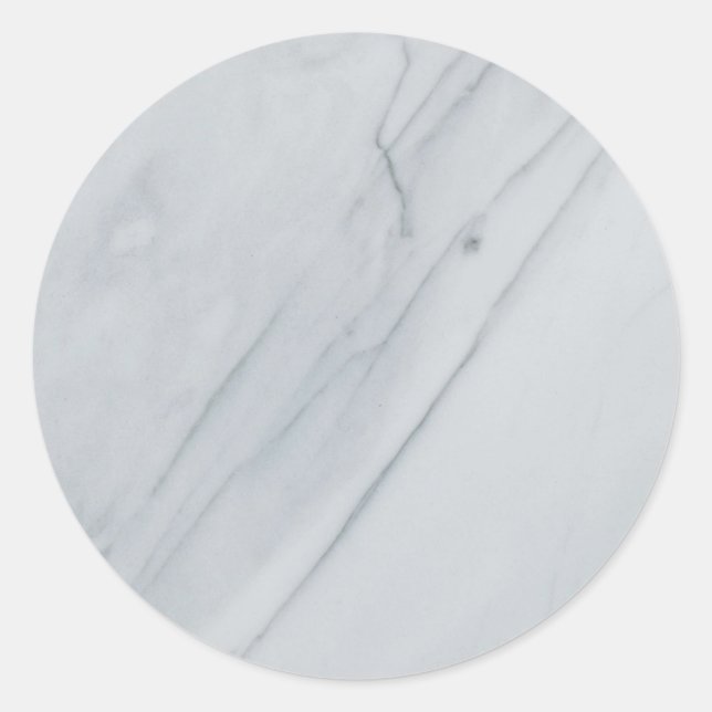 Marble Stone Classic Round Stickers (Front)