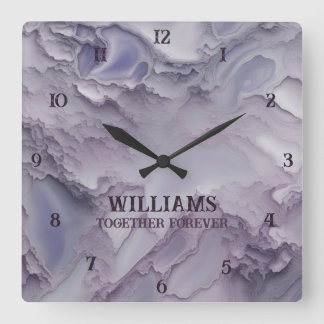 Marble Stone Clocks Personalised