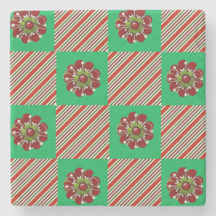 Marble Stone Coaster Christmas