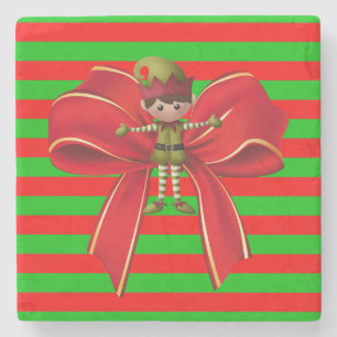 Marble Stone Coaster Christmas