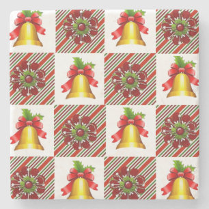 Marble Stone Coaster Christmas