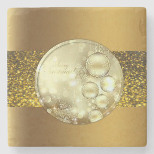 Marble Stone Coaster Christmas