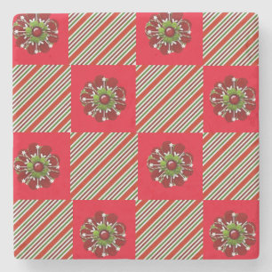 Marble Stone Coaster Christmas