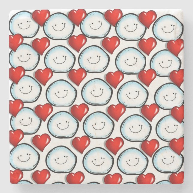 Marble Stone Coaster Christmas (Front)