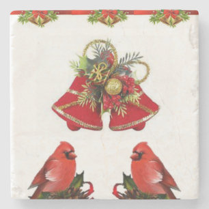 Marble Stone Coaster Christmas