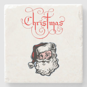 Marble Stone Coaster Christmas