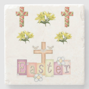 Marble Stone Coaster Easter