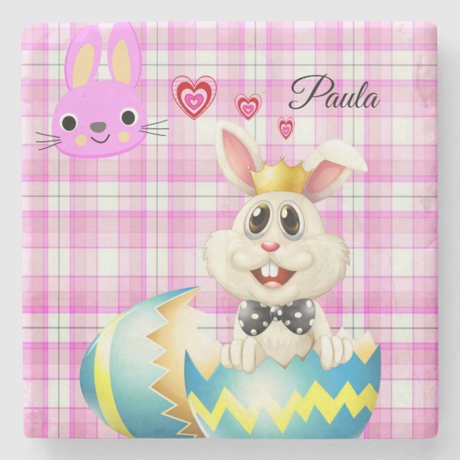 Marble Stone Coaster Easter (Front)