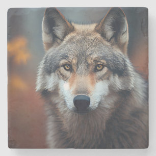 Marble Stone Coaster-Wolf Stone Coaster